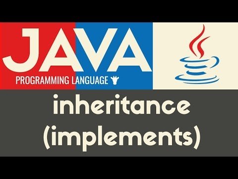 Interface Inheritance implements  Java  Tutorial  - Giraffe Academy thumbnail