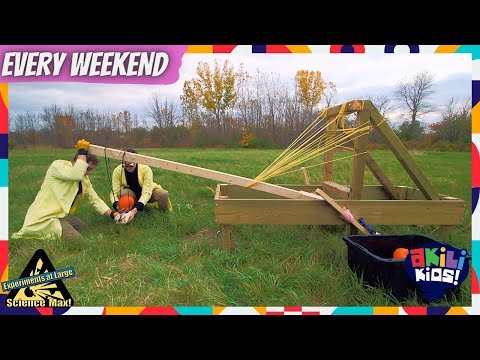 Science Max Experiments At Large  Pumpkins And Catapults  Akili Kids - Akili TV thumbnail