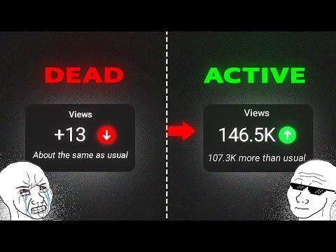 Grow a DEAD YouTube Channel in  Unfreeze NOW - CreaView thumbnail