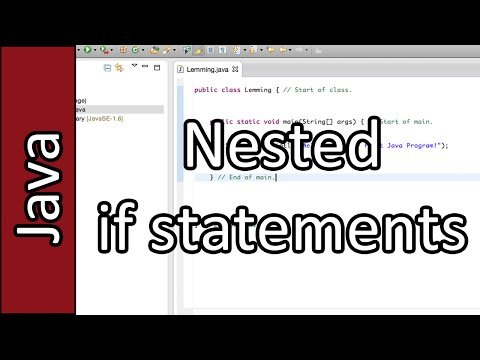 Nested if statements  Java Programming Tutorial  PC  Mac  - Course Grinder thumbnail