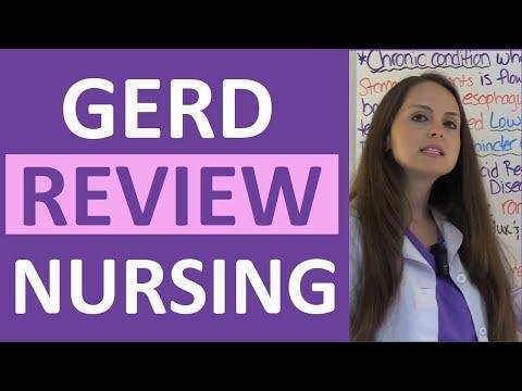 GERD  Gastroesophageal Reflux Disease Nursing NCLEX Lecture  Symptoms and Treatment - RegisteredNurseRN thumbnail