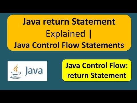 Java return Statement Explained  Java Control Flow Statements Java Tutorial - Ram N Java thumbnail