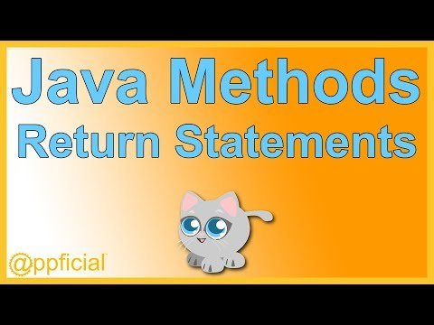 Java Methods Return Statements  Value Returning Method Tutorial  Learn to Code  Appficial - Appficial thumbnail