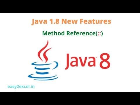 Java  new features  Method Reference   Double Colon  Operator  Types of  Method Reference - Easy  Excel thumbnail