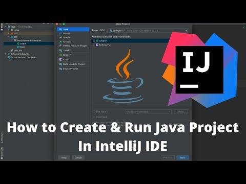 How to create amp Run java project in IntelliJ IDE  How to create Packageclass amp Interface in Java - SJ Programming Solutions thumbnail