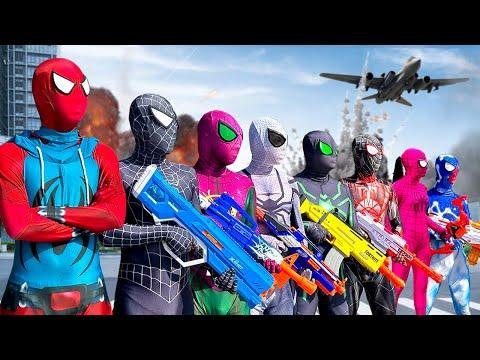 PRO  SPIDERMAN Team  Spiderman Avengers Civil War Best Fight Scene of SPIDER MAN LIVE ACTION - Life Hero thumbnail