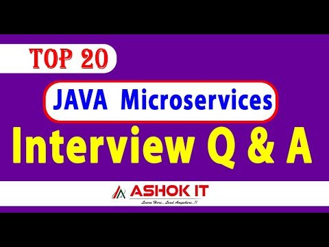 TOP  Java Microservices Interview Questions amp Answers  Ashok IT - Ashok IT thumbnail