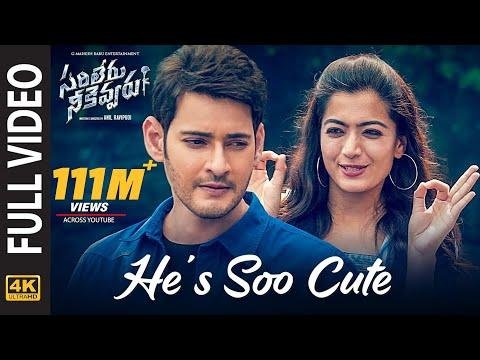 Sarileru Neekevvaru Video Songs  Hes Soo Cute Full Video Song K  Mahesh Babu Rashmika  DSP - Lahari Music  TSeries thumbnail