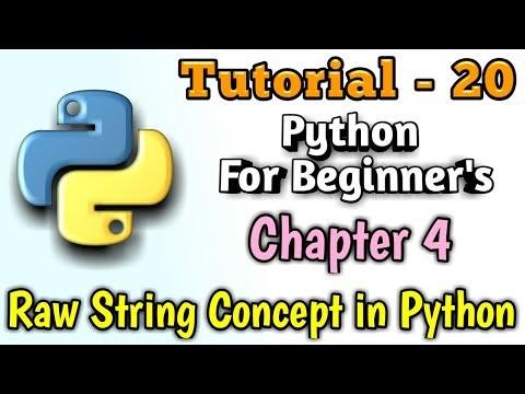   Python Raw String  Raw Strings Python Tutorial  Python  Tutorial  Python Tutorial in Hindi - Coder BB thumbnail