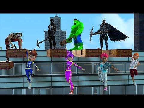 Team  Superhero Pro  Spiderman attacks the Avengers vs Hulk rescues  Spider Man children - Tịnh Zombie thumbnail