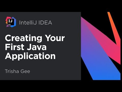 Creating your first Java application with IntelliJ IDEA - IntelliJ IDEA a JetBrains IDE thumbnail