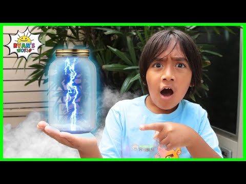 How to Make Lightning In a Bottle DIY Science Experiments for kids - Ryans World thumbnail