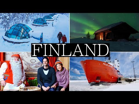  Days in FINLAND  Lapland Glass Igloo Northern Lights Santa Claus  Travel Vlog - Suitcase Monkey thumbnail