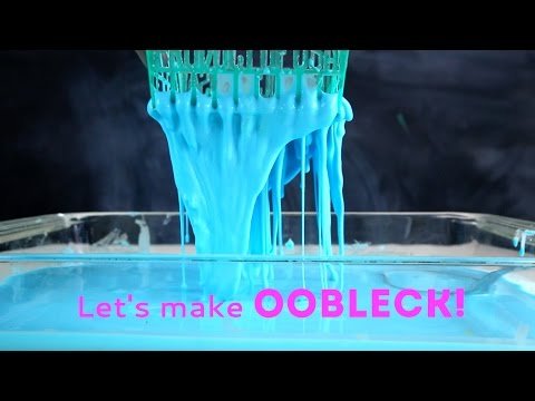 Fun Science Project for Kids Oobleck Teaser - Babble Dabble Do thumbnail