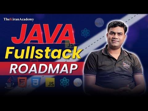 JAVA Full Stack ROADMAP Journey From Beginner to Expert  Hindi - The Kiran Academy  Java By Kiran thumbnail