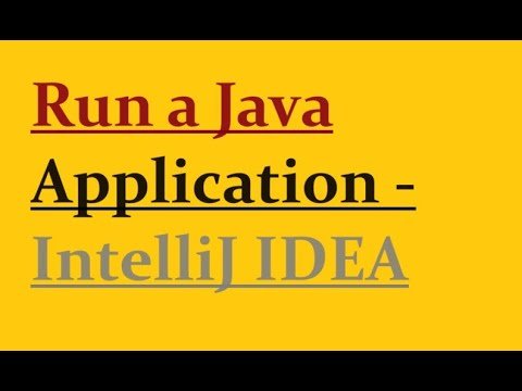 How to run java program in intellij - Adam Tech thumbnail