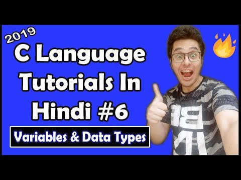 Variables amp Data Types In C C Tutorial In Hindi  - CodeWithHarry thumbnail