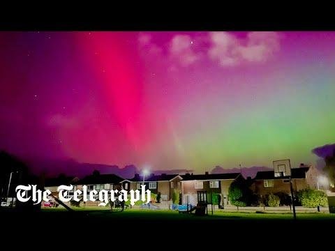 Spectacular Northern Lights display across Britain - The Telegraph thumbnail