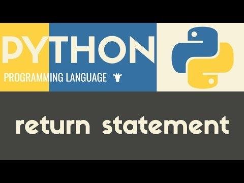 Return Statement  Python  Tutorial  - Giraffe Academy thumbnail