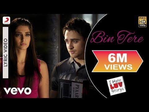 Bin Tere Lyric Video  I Hate Luv StorysSonam Kapoor Imran KhanSunidhi Chauhan - SonyMusicIndiaVEVO thumbnail