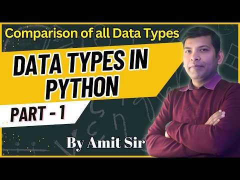 Comparision of all Data Types in Python  Data Types in Python  Python Tutorial for Beginners - Codetpoint thumbnail