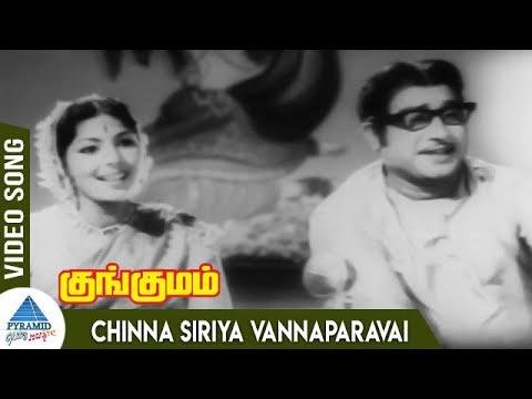 Kungumam Tamil Movie Songs  Chinna Siriya Vannaparavai Video Song  Sivaji Ganesan  Sharadha - Pyramid Glitz Music thumbnail