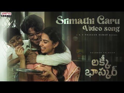 Srimathi Garu Video Song Lucky Baskhar Dulquer Salmaan Meenakshi C  GV Prakash Vishal M Shweta - Aditya Music thumbnail