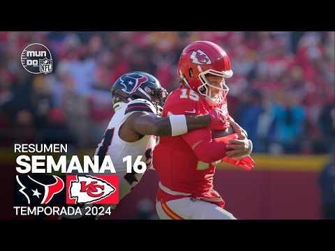 Houston Texans vs Kansas City Chiefs  Resumen NFL en español  Semana   NFL Highlights  - Mundo NFL thumbnail