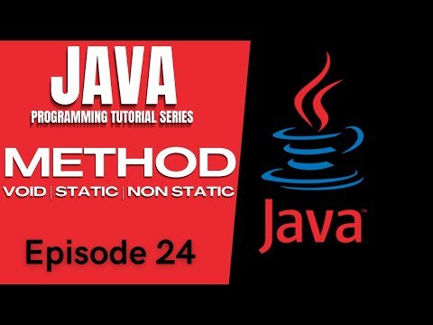 Java Tutorial  VOID METHODS IN JAVA  STATIC  NON STATIC  Tagalog  English  Filipino   - TheCodingChannelPH thumbnail