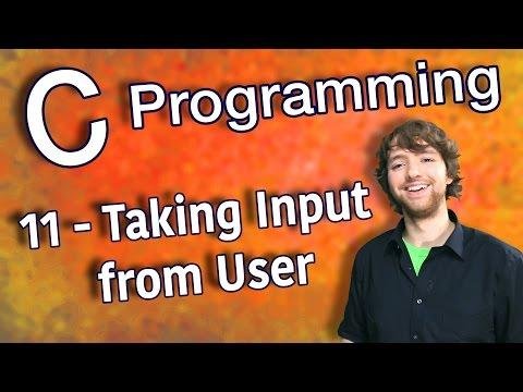 C Programming Tutorial   C Basics Part   Taking Input from User - Caleb Curry thumbnail