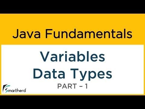 Java VARIABLES and DATA TYPES Part Java Tutorial for Beginners  - Smartherd thumbnail