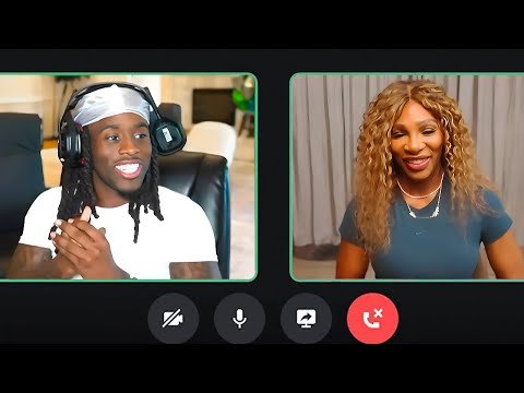 Kai Cenat Meets Serena Williams - Kai Cenat Live thumbnail