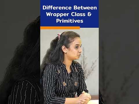 Java Interview Question  Difference Between Wrapper Class amp Primitives  shorts kiransir java - The Kiran Academy  Java By Kiran thumbnail