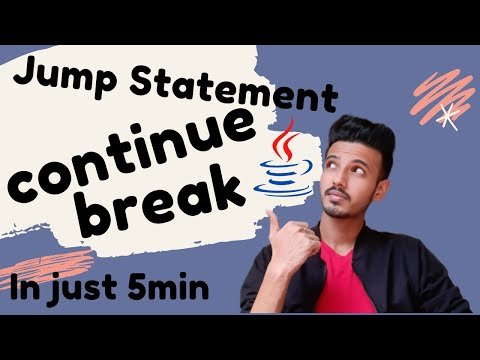 Jump Statements In Java  Break Statement in Java  Continue Statement In Java Java Tutorial - Pawan S Nair thumbnail