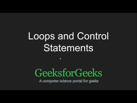 Python Programming Tutorial  Loops amp Control Statements in Python  GeeksforGeeks - GeeksforGeeks thumbnail