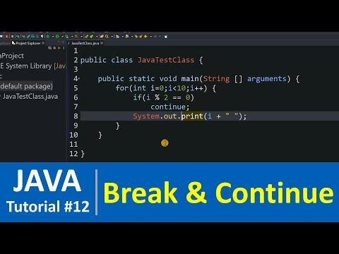 Java Tutorial   Control Statements in Java Programming  break and continue - Programming For Beginners thumbnail