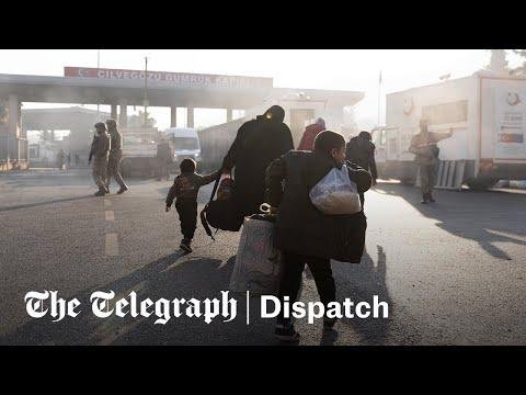 Syrians flood across border from Turkey but will not be allowed to return  Dispatch - The Telegraph thumbnail