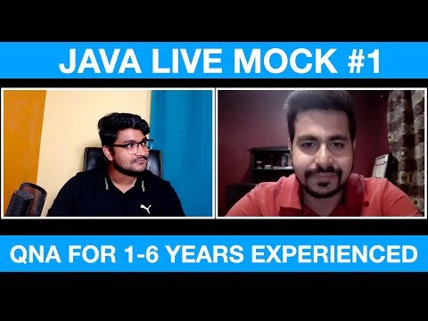 Java interview questions and answers for experienced  Live Mock  coding interview - Selenium Express thumbnail